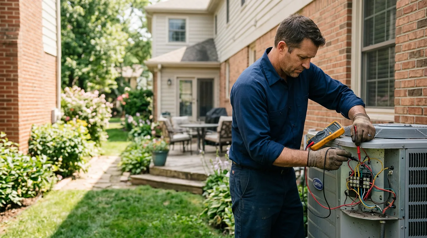 HVAC technician working near Hartley, TX